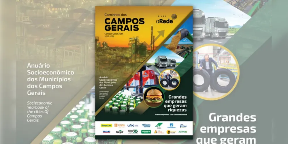 Imagem ilustrativa da imagem Grupo aRede lança 16º Livro-Anuário Caminhos dos Campos Gerais