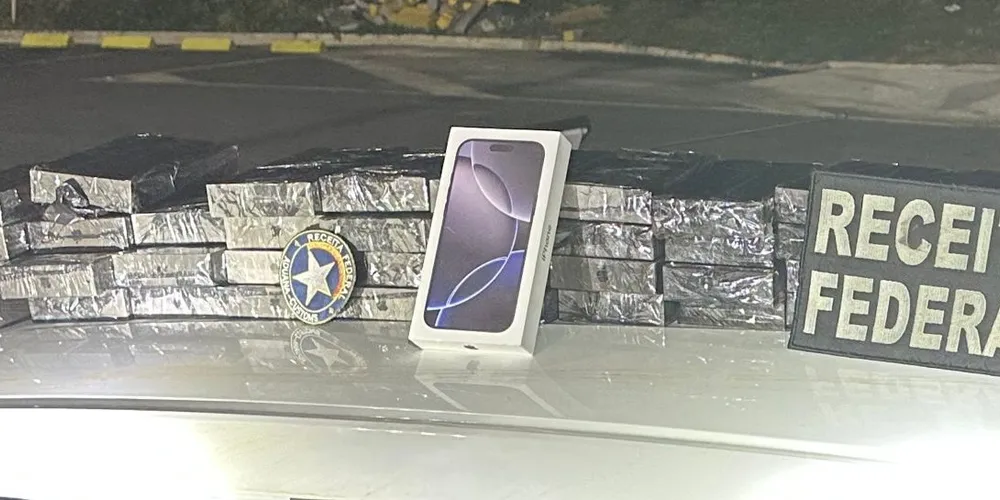 Carga com iphones foi apreendida pela Receita Federal