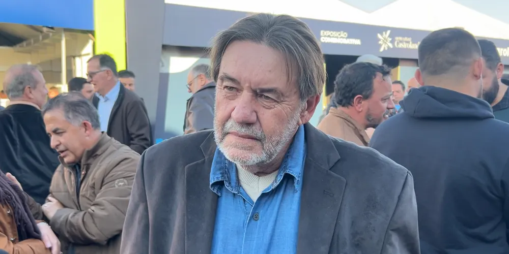 Prefeito Ivanor Muller (PP) durante entrevista para o Portal aRede.