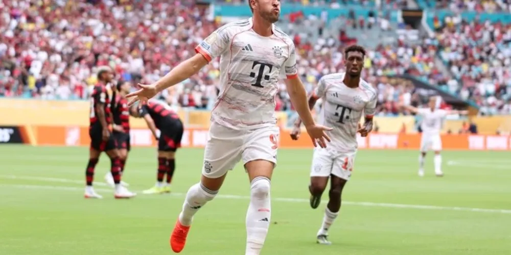 Kane foi o grande destaque com 2 gols na partida