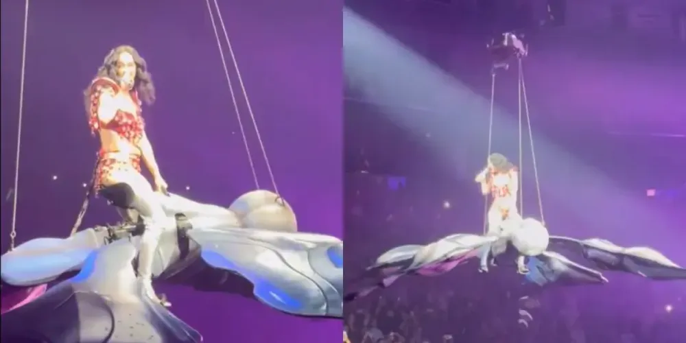 Altura era superior a cinco metros