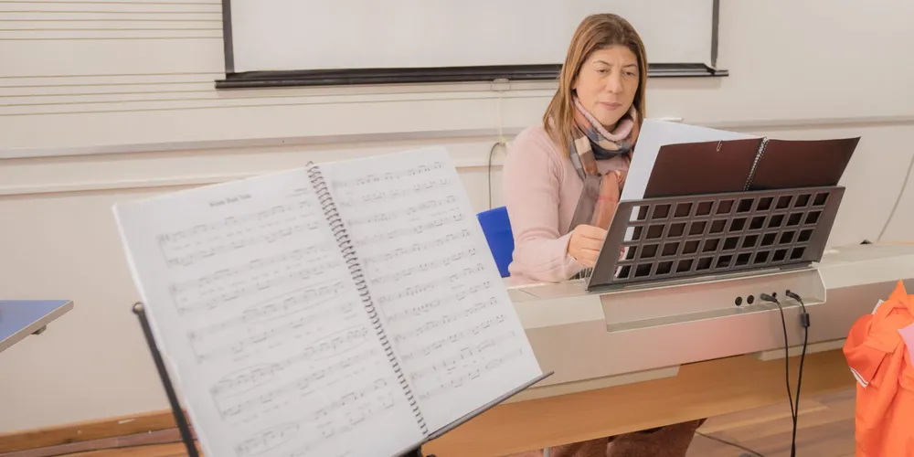 Servidora se considera eclética na escolha de repertórios