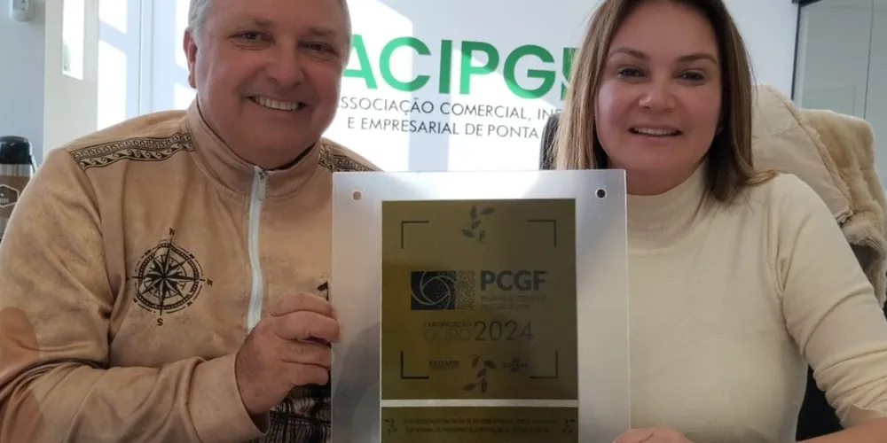 Acipg recebe Certificação Ouro no PCGF e reforça compromisso com excelência em gestão