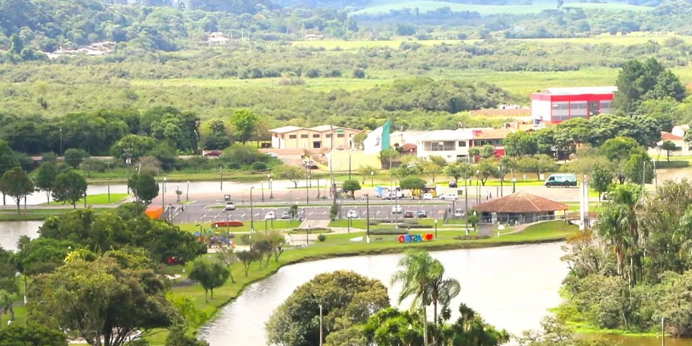 A carreta estará localizada no Parque Lacustre