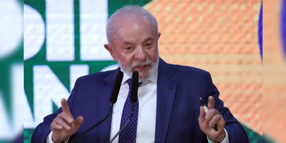 Presidente Lula em discurso