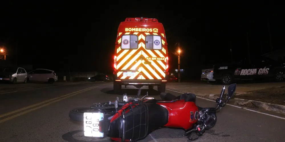 Acidente aconteceu na Rua Padre Arnaldo Jansen