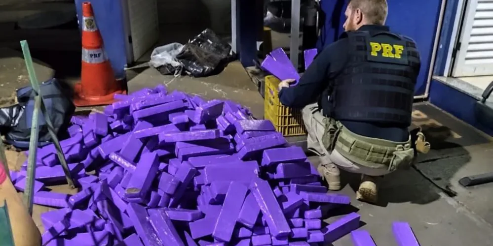 PRF apreende 314 quilos de maconha