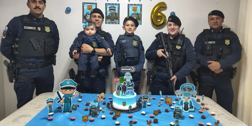 Miguel reunido com guardas civis municipais