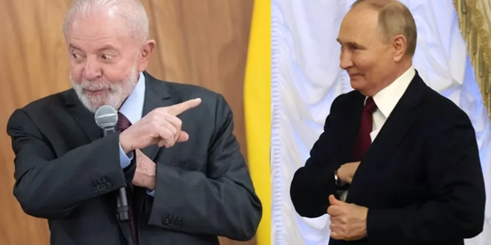 Putin parabenizou Lula por cúpula de líderes no Rio de Janeiro