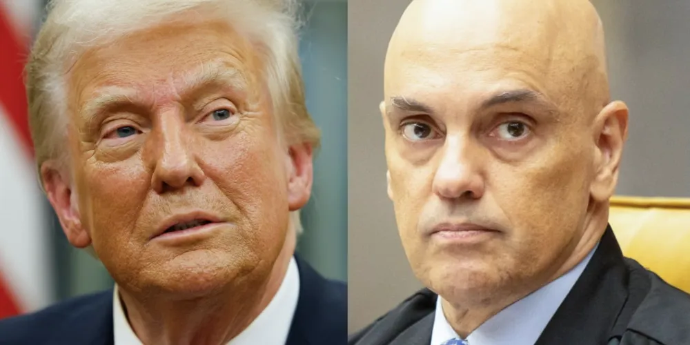 Moraes afirmou que o presidente norte-americano Donald Trump recuará diante de pressões internas e diplomacia brasileira.