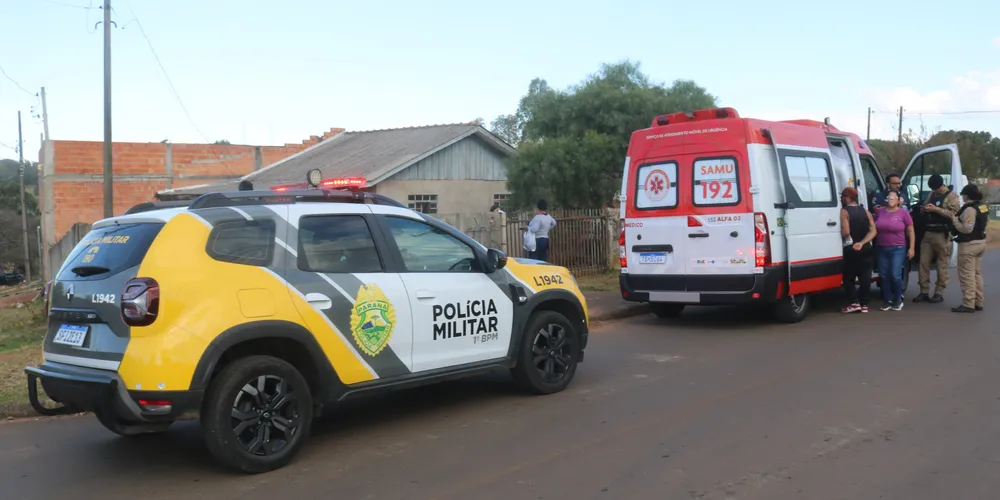 Mulher leva facada no ombro e no tórax no bairro Cará-Cará, em Ponta Grossa
