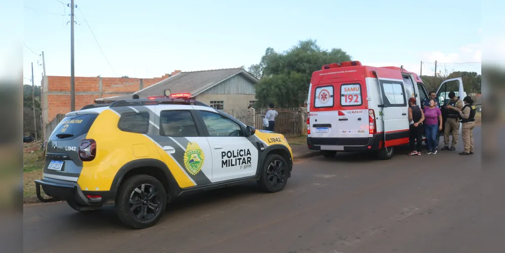 Mulher leva facada no ombro e no tórax no bairro Cará-Cará, em Ponta Grossa