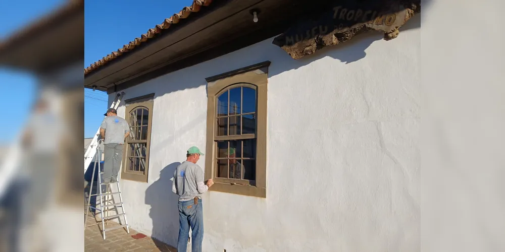 O Museu do Tropeiro, por sua vez, passa por um processo de pintura interna e externa
