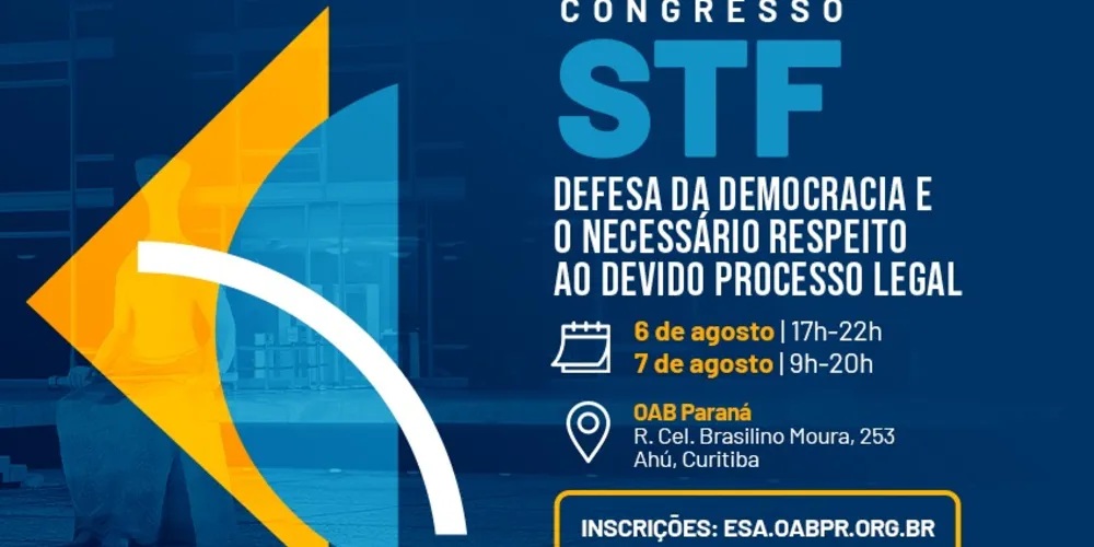 O debate acontece nos dias 6 e 7 de agosto