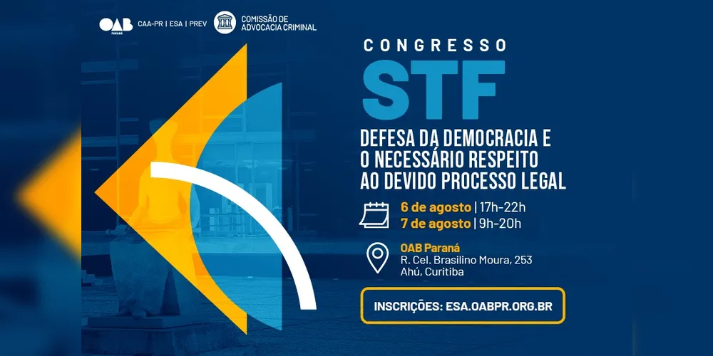 O debate acontece nos dias 6 e 7 de agosto