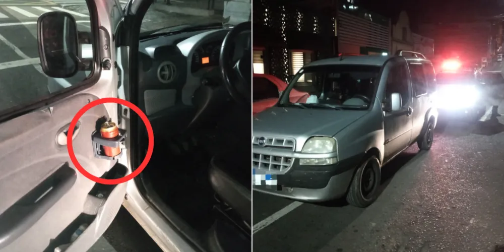 Ocorrência foi registrada na Rua Santos Dumont