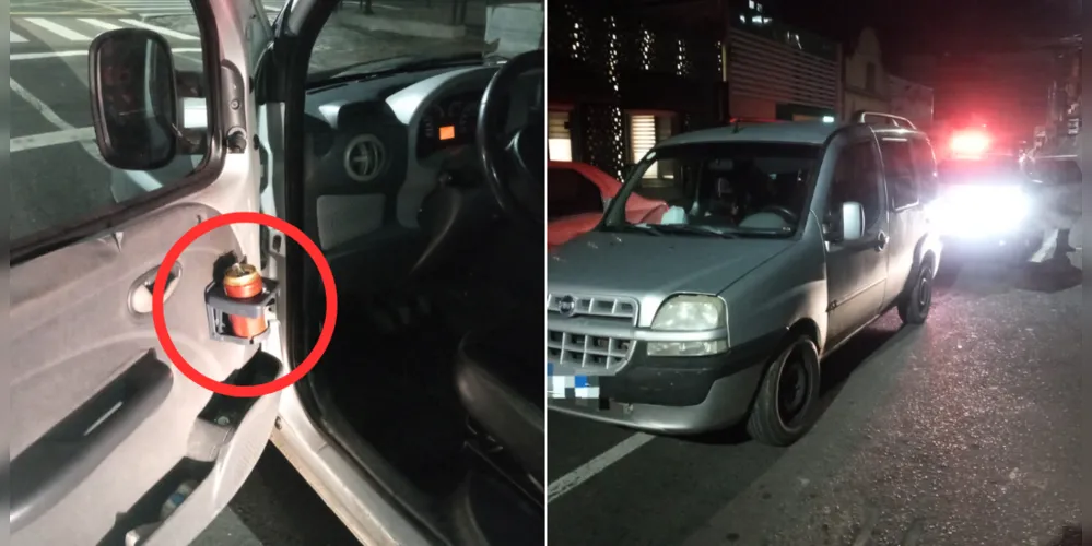 Ocorrência foi registrada na Rua Santos Dumont