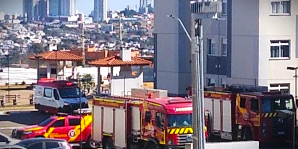 Equipes de socorro foram acionadas para o local da ocorrência