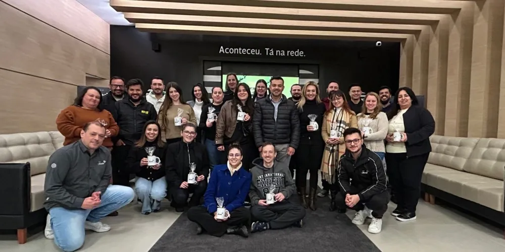 Equipe da agência visitou sede do Grupo aRede nessa quinta-feira (31)