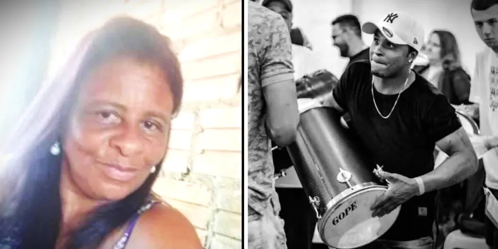 À esquerda Orjana Lucia Aparecida dos Santos Maria