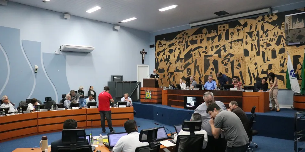 Plenário da Câmara de Vereadores de Ponta Grossa