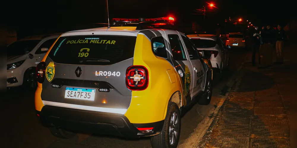 A PM foi até o local para atender a ocorrência