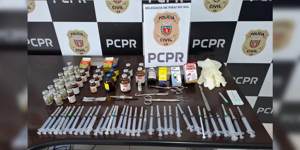 Material foi apreendido pela equipe policial