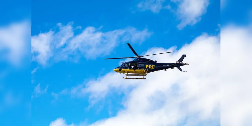 Aeronave da PRF chegou ao Hospital Pequeno Príncipe em menos de duas horas.