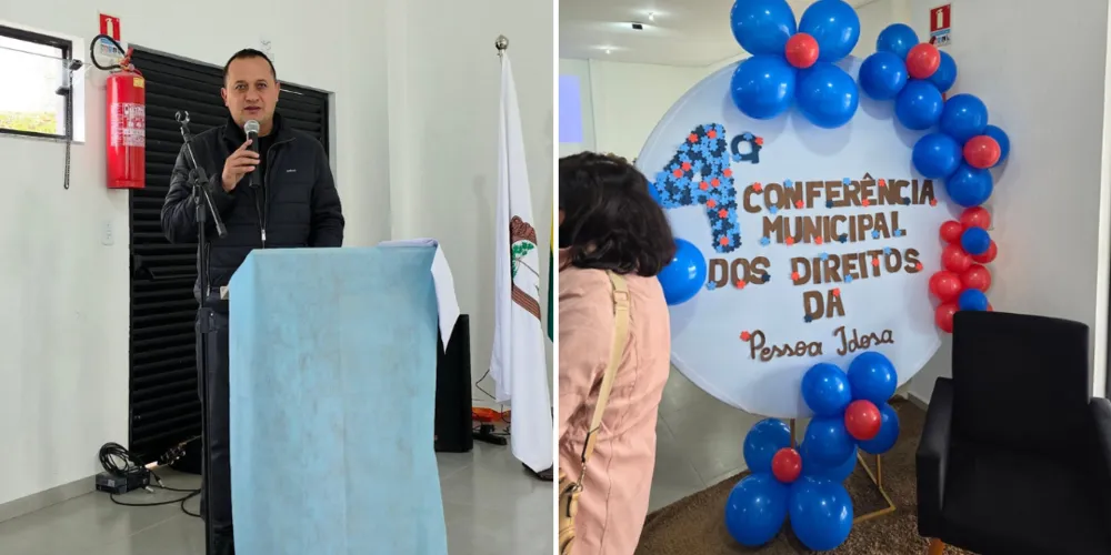 O prefeito Mario Cezar esteve presente na 4ª Conferência Municipal dos Direitos da Pessoa Idosa