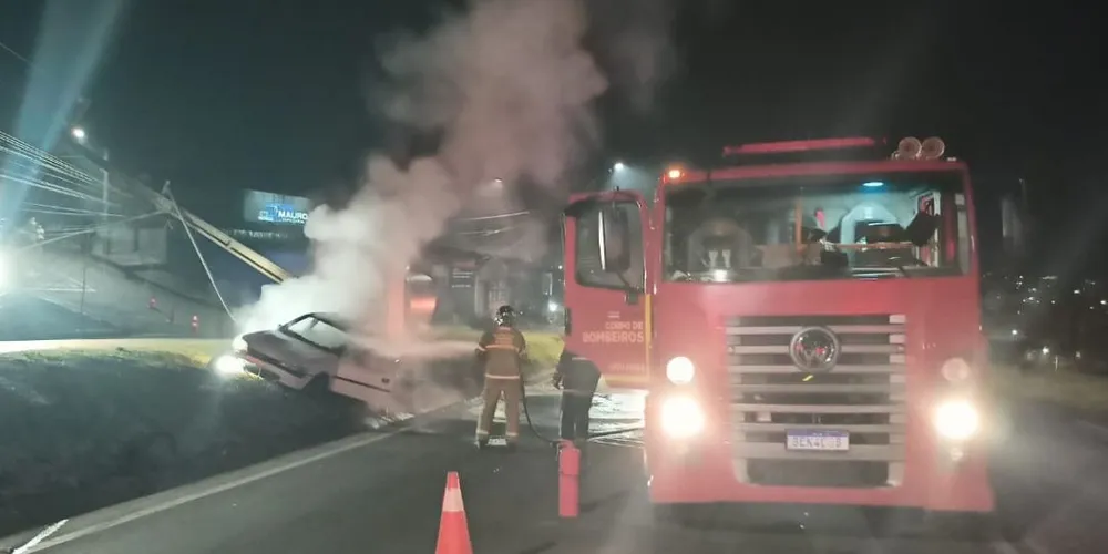 Colisão foi registrada no sentido Telêmaco Borba - Imbaú