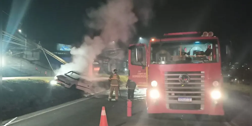 Colisão foi registrada no sentido Telêmaco Borba - Imbaú