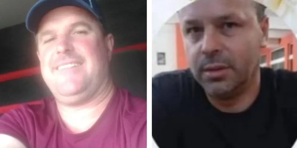 Adilson Luiz Salvador, de 44 anos (esquerda) e Hélio Soares de Oliveira, de 47 anos (direita).