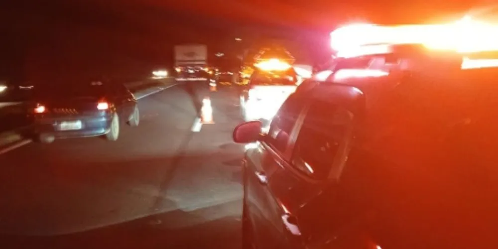 Vítima foi encaminhado ao hospital Santo Antônio de Piraí do Sul