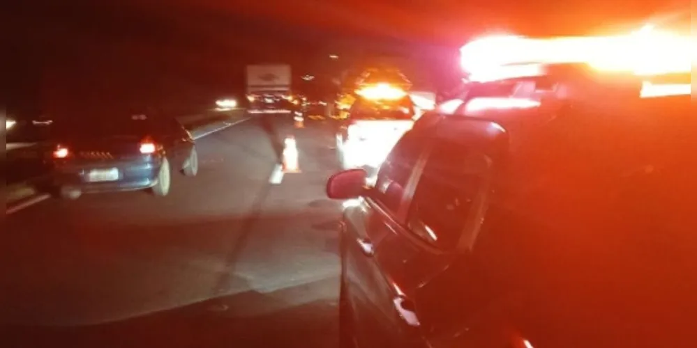 Vítima foi encaminhado ao hospital Santo Antônio de Piraí do Sul