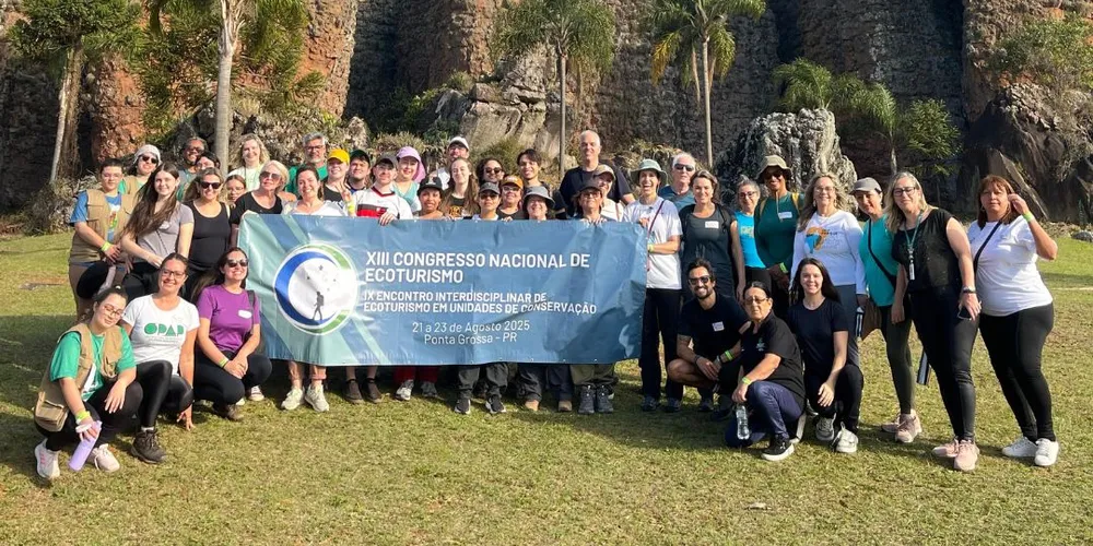 Os participantes realizaram uma saída de campo em três locais diferentes