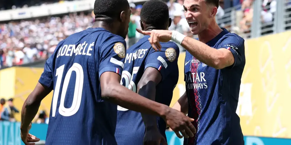 Fabián Ruiz, Dembélé e Gonçalo Ramos foram os autores dos gols do jogo