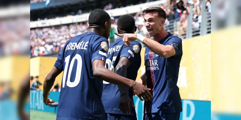 Fabián Ruiz, Dembélé e Gonçalo Ramos foram os autores dos gols do jogo