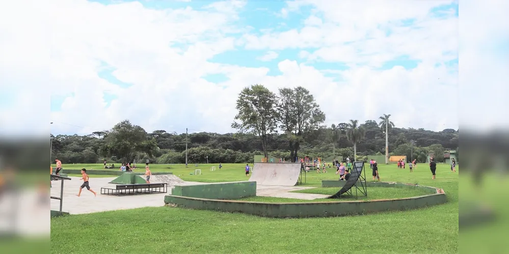 Parque Newton Puppi, em Campo Largo
