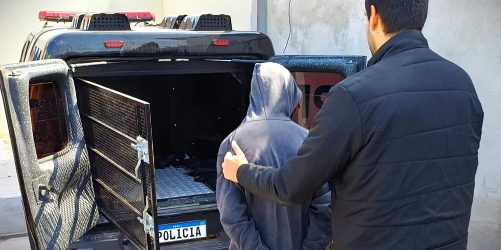 Rapaz foi encaminhado à Cadeia Pública de Irati