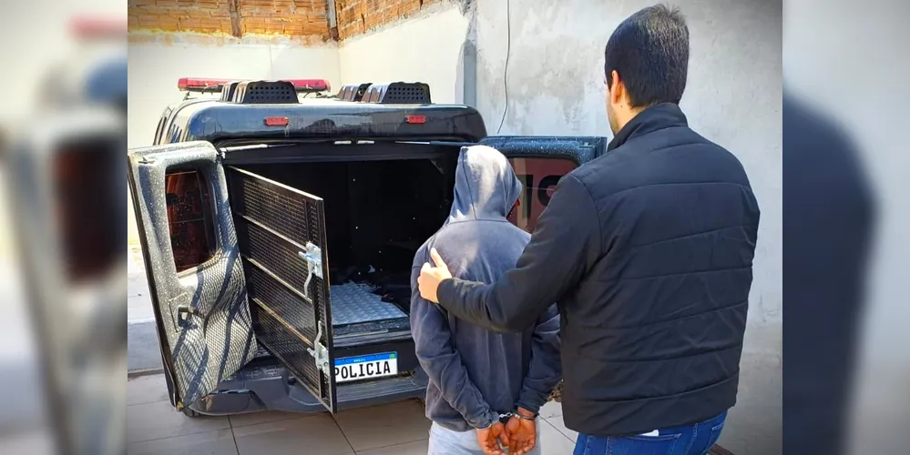 Rapaz foi encaminhado à Cadeia Pública de Irati
