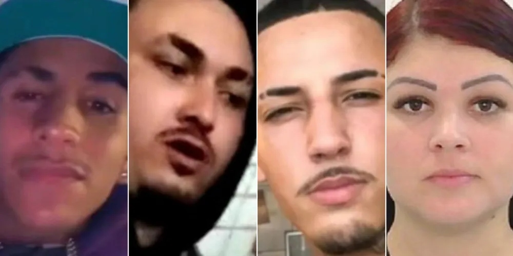 Quatro foragidos por homicídio em Telêmaco Borba.