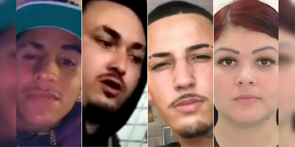 Quatro foragidos por homicídio em Telêmaco Borba.