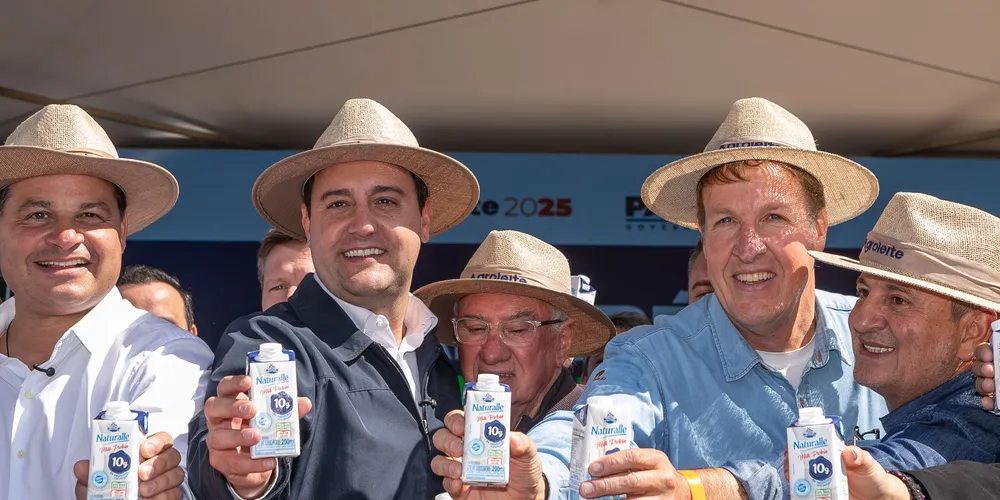 Ratinho fez o anúncio durante a Agroleite