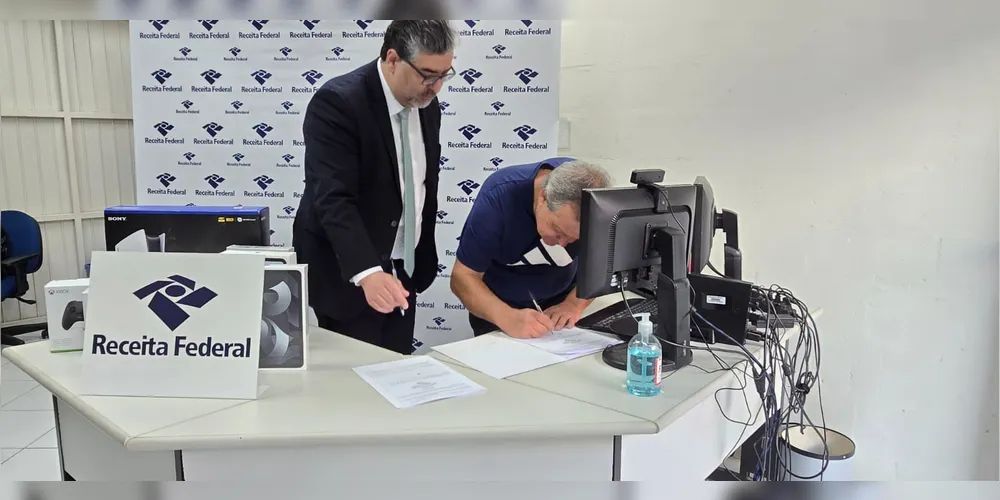 APACD recebeu R$ 800 mil em mercadorias apreendidas pela Receita Federal.