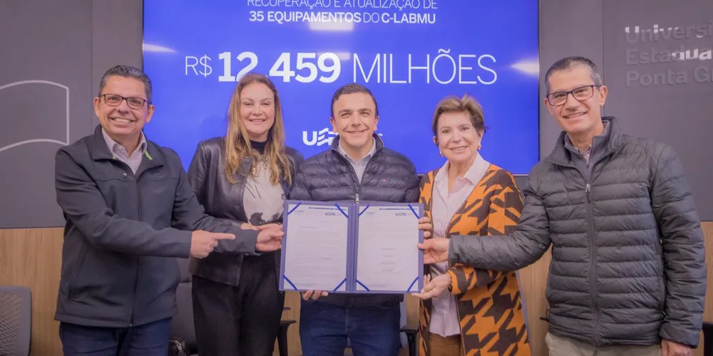 Investimento será direcionado ao C-Labmu, infraestrutura voltada ao setor de pesquisa da UEPG