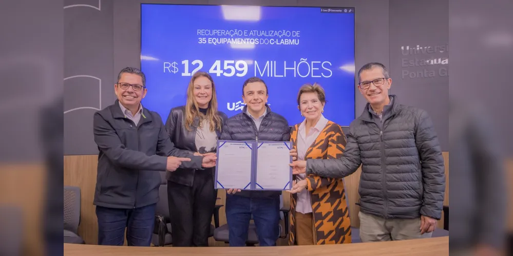 Investimento será direcionado ao C-Labmu, infraestrutura voltada ao setor de pesquisa da UEPG