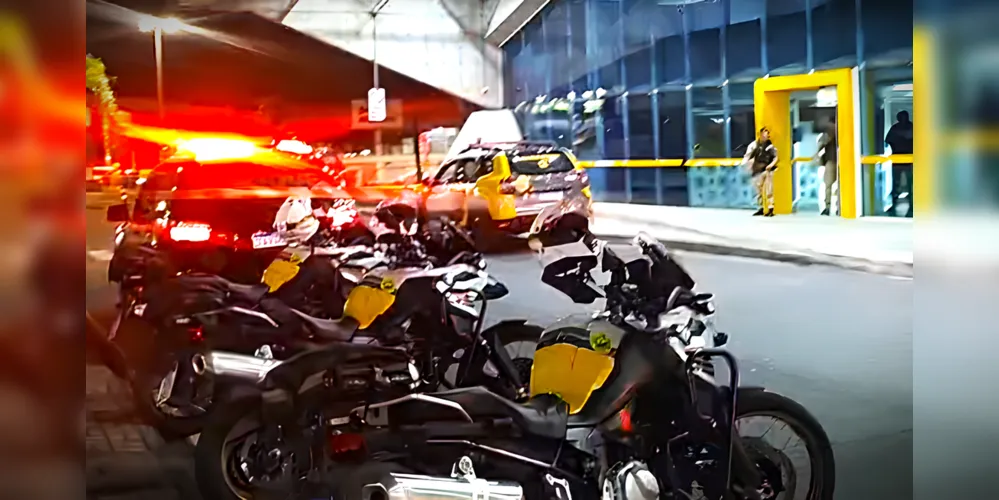 Equipes de segurança estão no local da situação