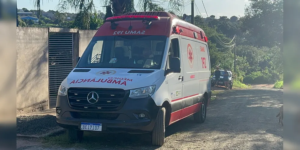 Equipes do Corpo de Bombeiros e do SAMU foram acionados e prestaram os primeiros socorros