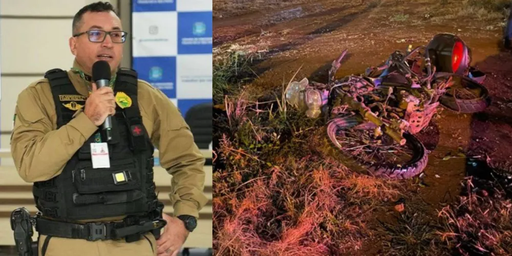 Éder Padilha pilotava uma moto Yamaha Tenere