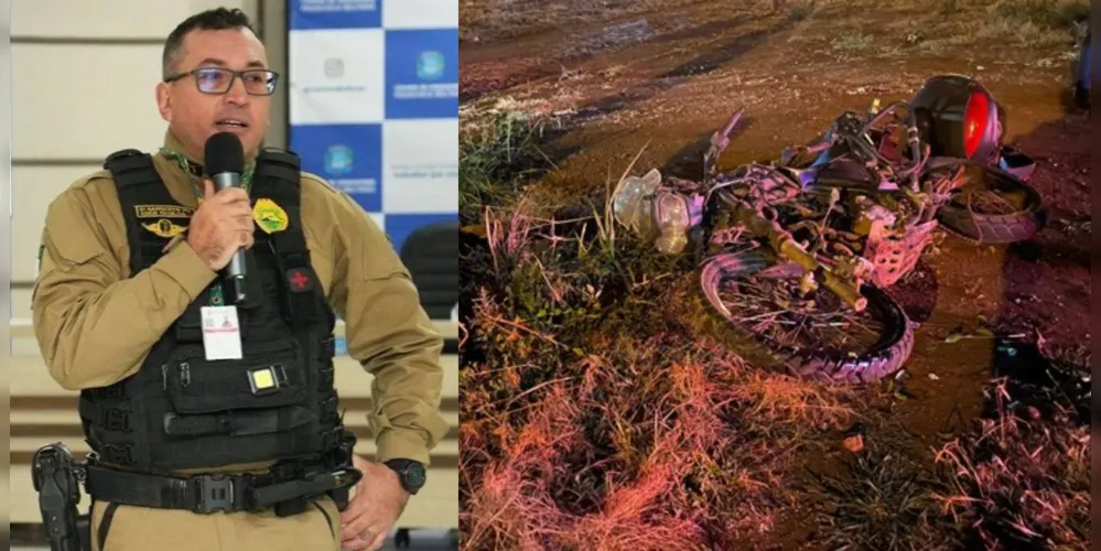 Éder Padilha pilotava uma moto Yamaha Tenere